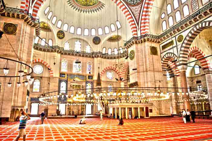 istanbul guided private tours suleymaniye mosque inside