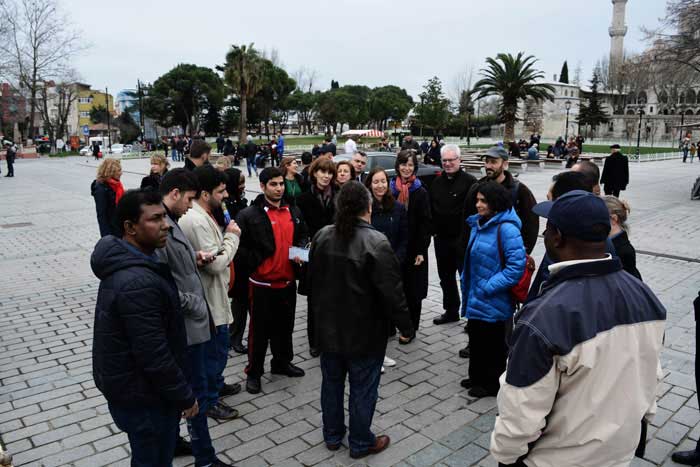 Hippodrome istanbul old city tours tour guide ensar tells hippodrome