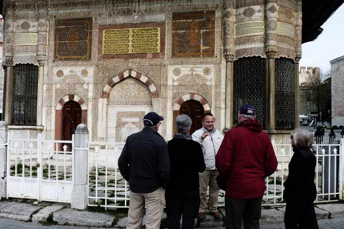 pivate tours istanbul topkapi palace guide ensar fountain ahmet lll